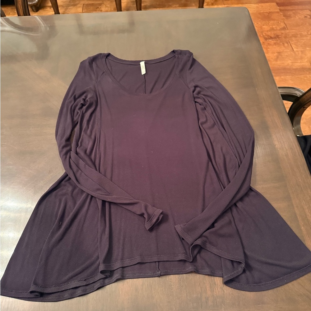 Free People, flowy black top. Size M.